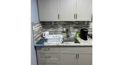 Adorable 1 bedroom basement suite with fire place