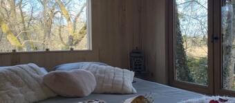 Cabane Lodge en Pleine Nature Avec spa Privatif Dans le Lot