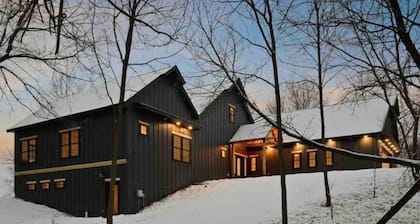 Luxury Lakefront Cabin Retreat in Madison Lake MN Sleeps 20 2 secluded acres