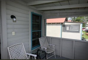 Terrace/patio - Rustic Retreat Steps Away From the Lake at Stiefvater's Lakeside Cottages! (Inlet)