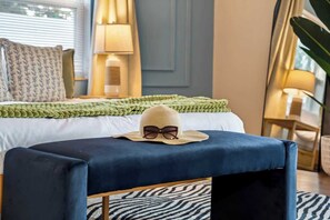 5 soverom, strykejern/-brett, wi-fi og sengetøy