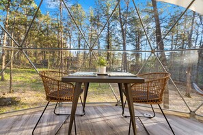 Outdoor dining - Real Life Snow Globe - A Cozy Holiday Experience (Eagle Rock)