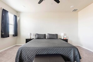 4 bedrooms, iron/ironing board, free WiFi, bed sheets