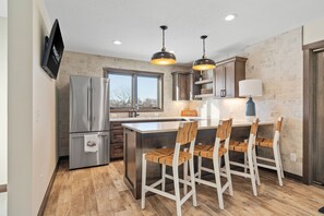 Ferienhaus, Mehrere Betten, Terrasse (The Belle Retreat) | Speisen