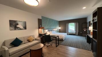 Svit - 1 kingsize-säng | Sängtillbehör av högsta kvalitet, duntäcken, bäddmadrasser och skrivbord