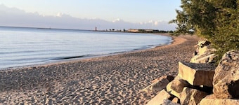 Beach Lake Michigan King Bed Pet Friendly