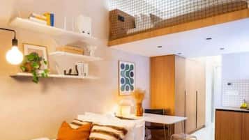 2 chambres, fer et planche Ă repasser, Wi-Fi, draps fournis