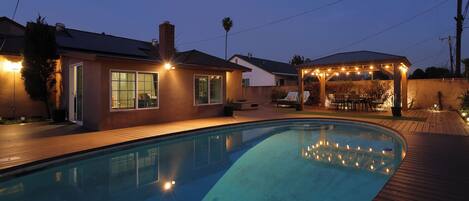 Una piscina climatizada