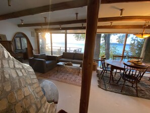 Books - Enjoy big Salish Sea views in a hand hewn tree-like home on Picnic Point Lake (Edmonds)