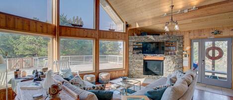 Televisión, mesa de ping pong