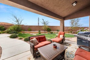 Terrace/patio - A Dunes Oasis | Private Pool | Near Sand Hollow (Hurricane)