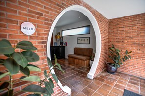 Fassade der Unterkunft