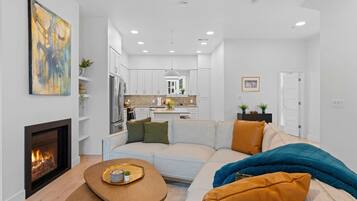 Smart TV, lareira, videogames