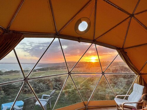 Geodesic Dome with Sea Views