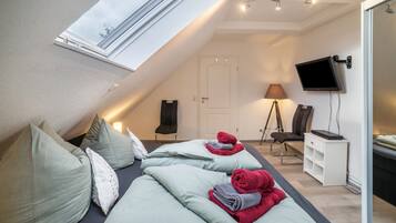 1 chambre, fer et planche Ă repasser, Wi-Fi gratuit, draps fournis