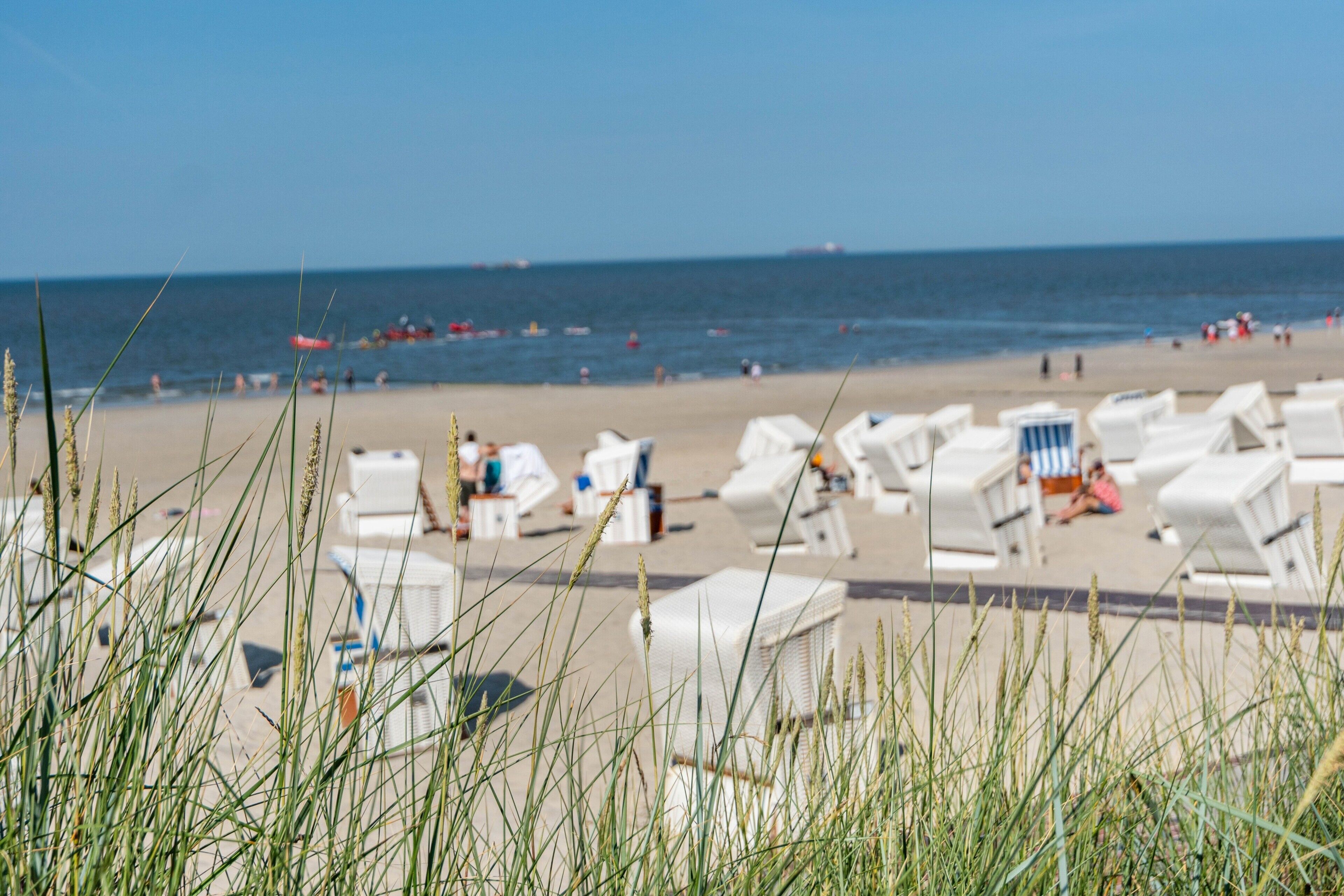 Una spiaggia nelle vicinanze