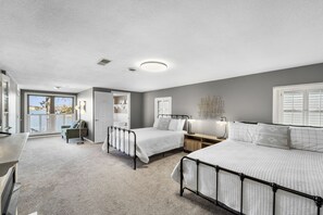 6 bedrooms, iron/ironing board, travel cot, free WiFi