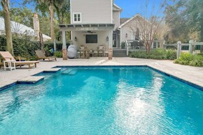 Pool - The Grey Pearl - Swimming Pool, Premier Location! (St. Simons Island)