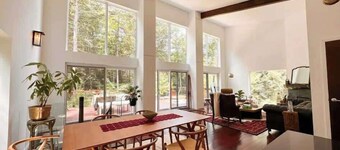 Waterfall House with Cascading Falls & Forest Views