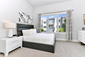 4 bedrooms, in-room safe, iron/ironing board, travel crib