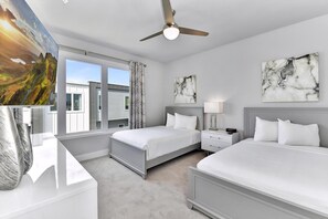 4 bedrooms, in-room safe, iron/ironing board, travel crib