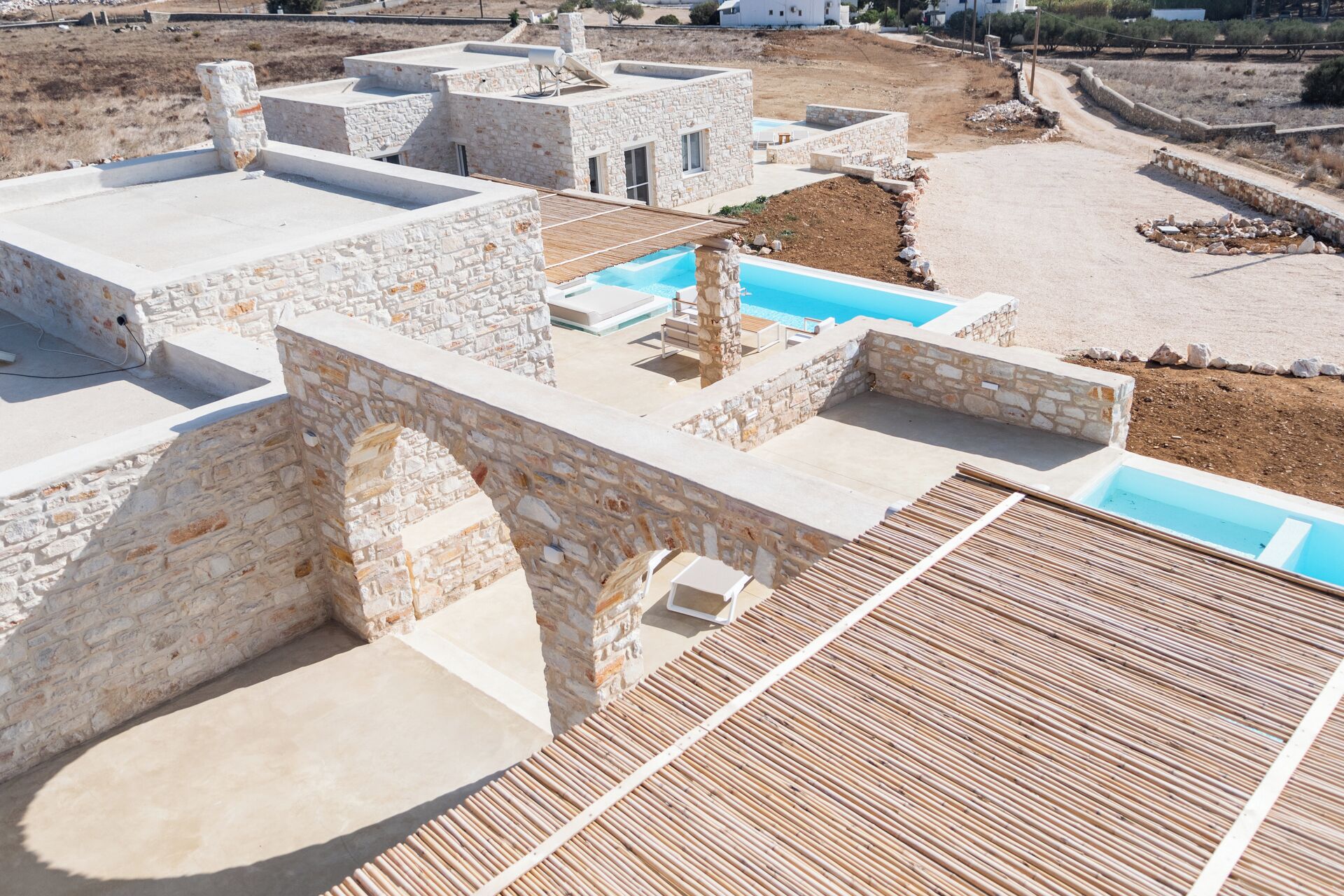 Vue sur la campagne depuis l’hébergement