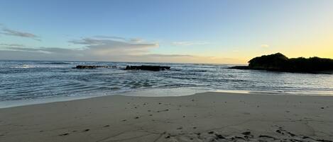 On the beach