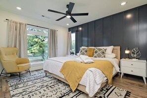 3 bedrooms, desk, iron/ironing board, WiFi