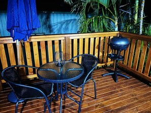 Outdoor dining - Studio 38 by Tiny Away (Myocum)