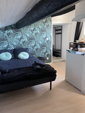 1 soveværelse, strygejern/strygebræt, gratis Wi-Fi, sengetøj