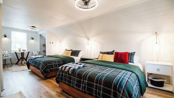 2 bedrooms, iron/ironing board, travel crib, free WiFi