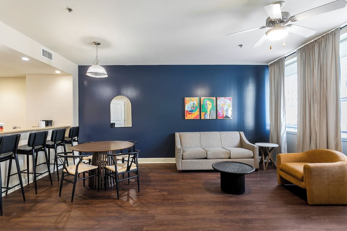 Signature Condo, Multiple Beds | Living room | 55-inch Smart TV with digital channels