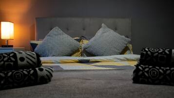 2 slaapkamers, een strijkplank/strijkijzer, wifi, beddengoed