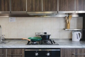 Fridge, oven, stovetop, high chair - 1BR Apartment/Tumanyan Street/City Centre (Yerevan)