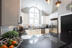 Fridge, microwave, oven, stovetop - Ocean Views! Steps To Beach! 5bd Luxury Home! (Kill Devil Hills)