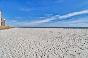 On the beach