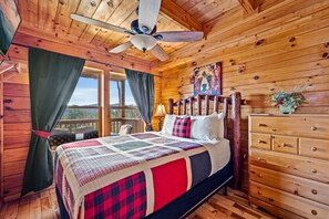 2 bedrooms, desk, free WiFi, bed sheets - Can`t Bear to Leave: Stunning MTN Views! Hot Tub + Firepit + Theater (Sevierville)