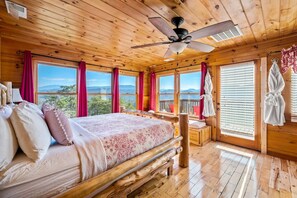 2 bedrooms, desk, free WiFi, bed sheets - Can`t Bear to Leave: Stunning MTN Views! Hot Tub + Firepit + Theater (Sevierville)