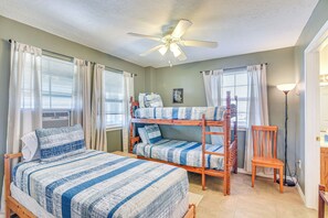 House (2 Bedrooms) | Interior - Walk to Shore: Crystal Beach Home w/ Deck! (Port Bolivar)