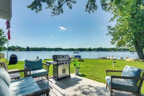 Front of property - Montpelier Lake House w/ Deck, Dock & Fireplace! (Montpelier)