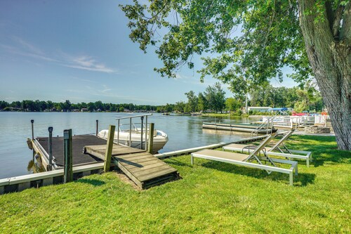 Montpelier Lake House w/ Deck, Dock & Fireplace!