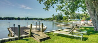Montpelier Lake House w/ Deck, Dock & Fireplace!