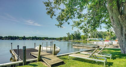 Montpelier Lake House w/ Deck, Dock & Fireplace!
