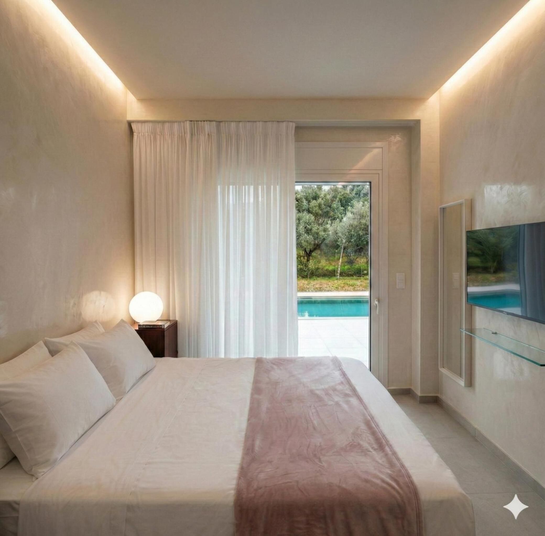 مكواة/لوح كي وواي فاي وملاءات أسرّة