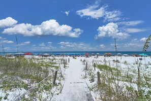 On the beach