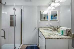 Shower, towels