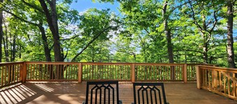 Eureka Springs getaway 2 acres in the center of town, super close to historic DT