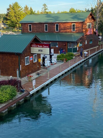 Torch Lake, Torch River Shack stay where Torch Lake Sandbar fun begins.