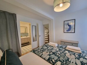 3 bedrooms, iron/ironing board, travel cot, WiFi