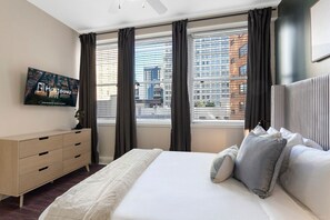 1 bedroom, iron/ironing board, bed sheets